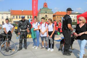 Niebieski Piknik na placu Tadeusza Kościuszki 