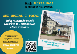 Chcą zmienić tomaszowski dworzec. Weź udział w konkursie fotograficznym